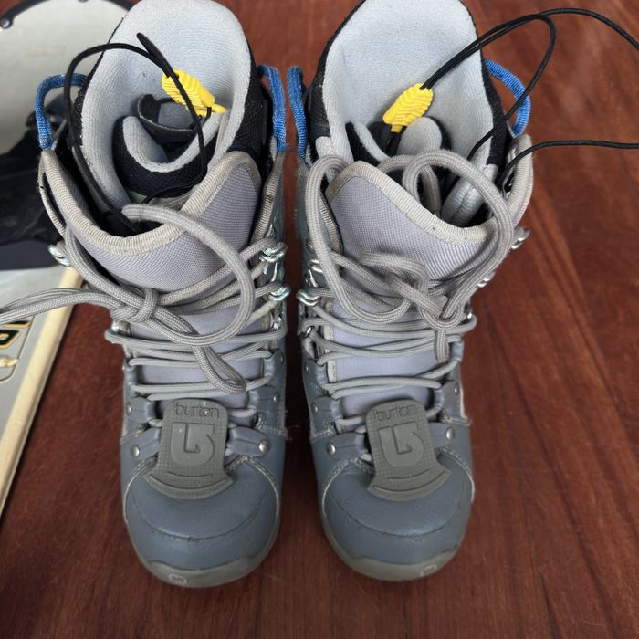 Prancha e Fixações Rossignol+ Botas Burton - Snowboard - Junior