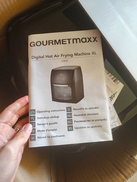 Frytkownica Airfryer 12litrow, rożen
