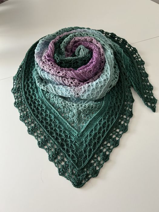 Chusta szydelkowa, handmade, nowa