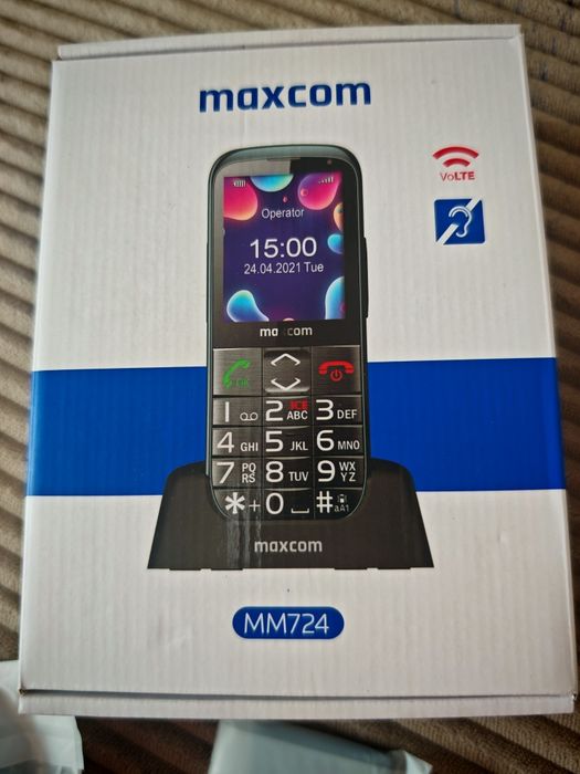 Nowy telefon dla seniora MAXCOM MM724