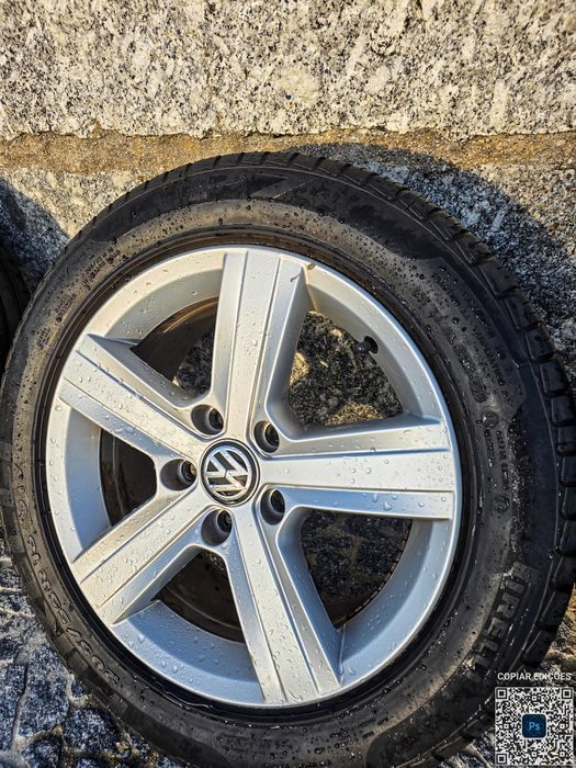 Jantes GOLF 7 com 4 Pneus