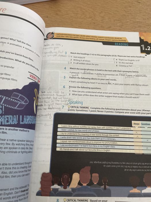 Caderno exercicios ingles 10 ano