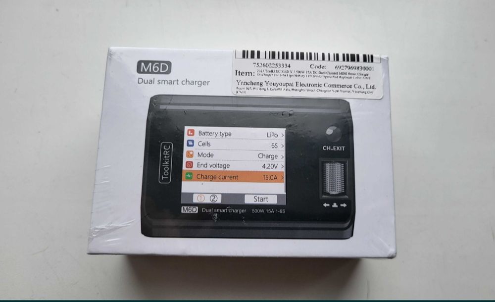 Зарядний пристрій Toolkitrc m6d