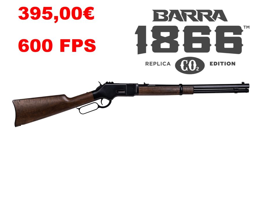 Revólver Pressão de ar Western Colt PEACEMAKER - Carabina Winchester 1873 Cowboy