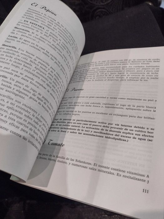 Flores, Frutas y Plantas en los Cuidados de Beleza 1977