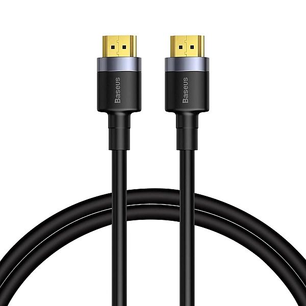 Kabel Baseus Cafule HDMI / HDMI 2.0/4K 60 Hz 3D 18 Gbps 1m - czarny