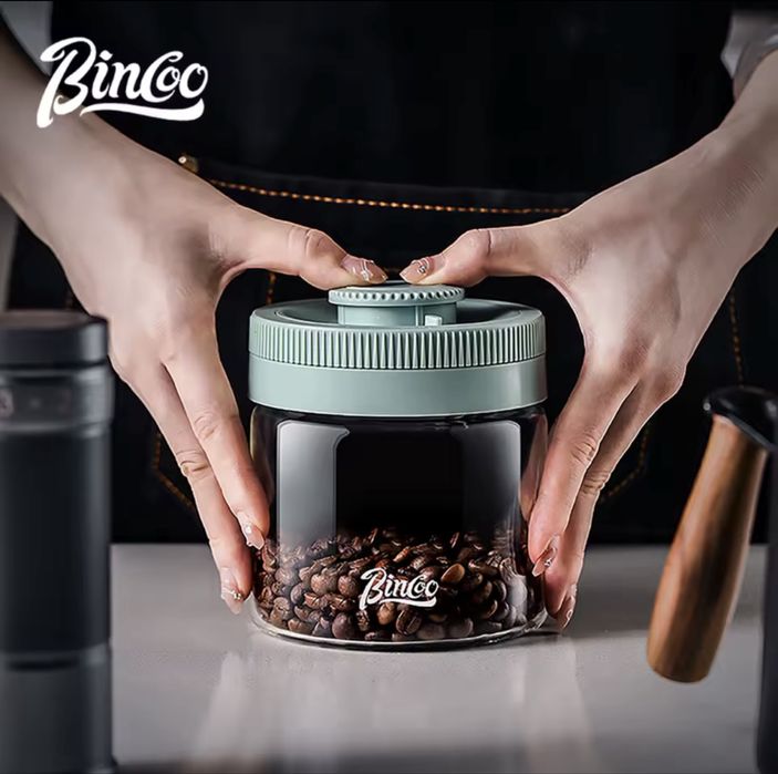 Вакуумный контейнер Bincoo для хранения кофе 400 мл.