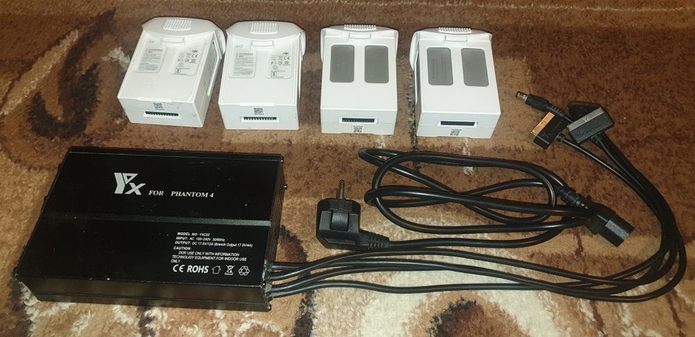 Zestaw 4 Baterii idealny + HUB