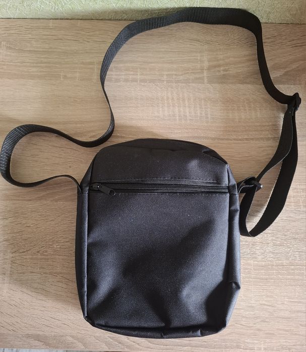 Чоловіча чорна сумка барсетка Nike через плече Найк месенджер