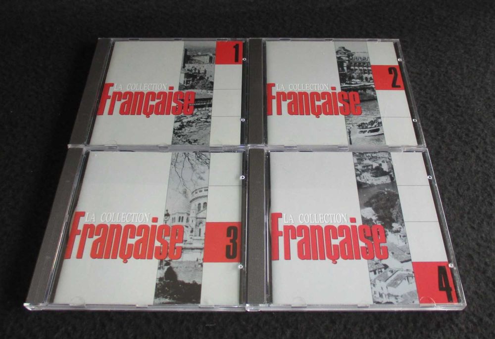 Conjunto de CD Música Francesa Piaf Dassin Aznavour Brassens