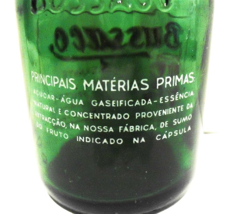 Garrafa antiga dos Refrigerantes Bussaco - Pirogravada