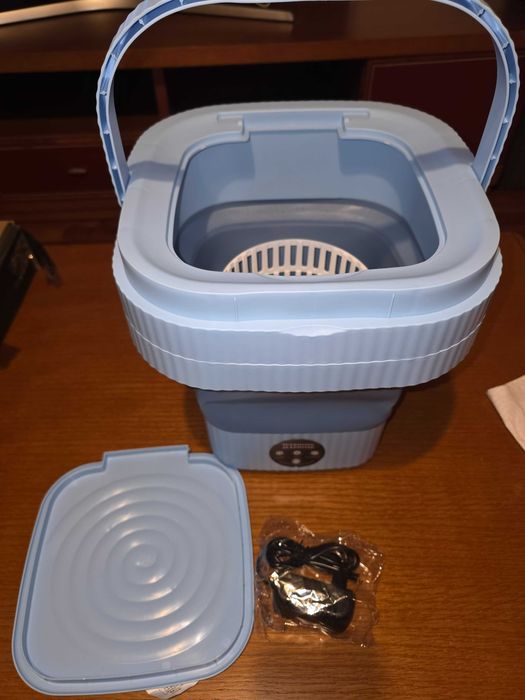 Składana mini pralka do bielizny, podróży, kampera