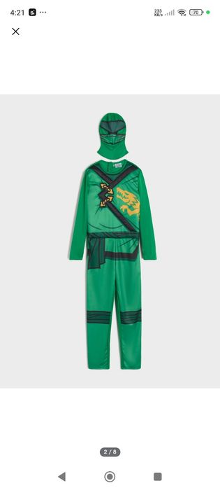 Strój przebranie lego