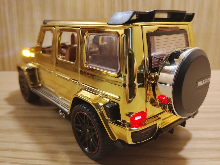 Модель Mercedes-Benz Brabus Gelandewagen 1:32 автоэксперт металл свет звук инерция Мерс Гелик Gelik машинка