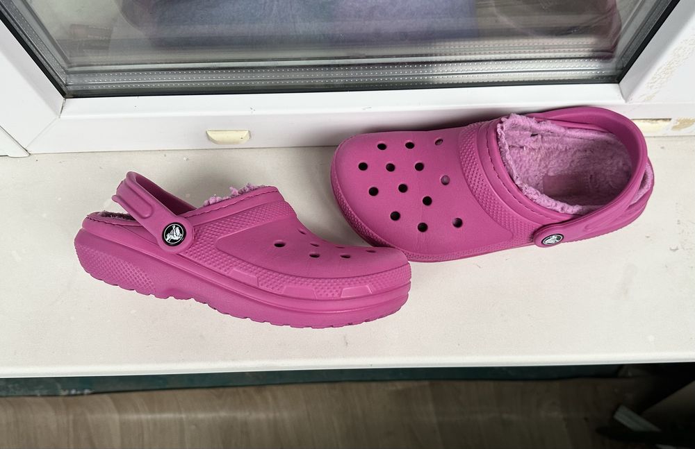 Оригінальні утеплені крокси сабо Crocs Lined Clog 37-38 розмір крокс