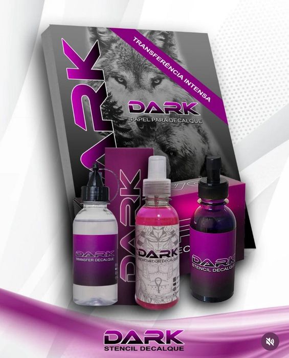 Kit de decalque para tatuagens DARK