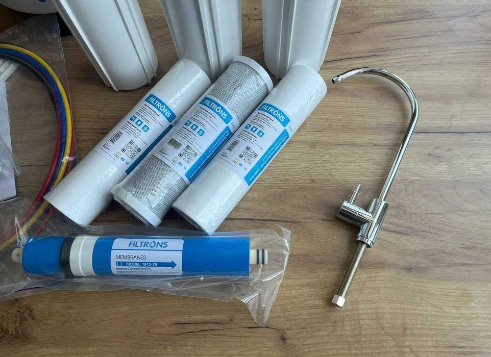 Обратный осмос с помпой фильтр для воды работает при низком давлении