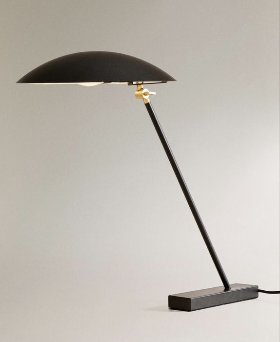 Candeeiro Flexível De Mesa De Metal Zara Home NOVO