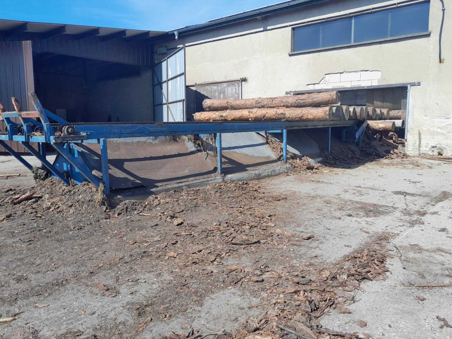 Linia do przetarcia deski paletowej