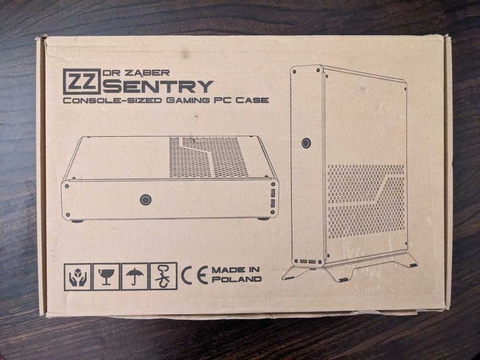 Obudowa komputerowa Dr ZABER Sentry v1.1 biała + riser PCI-E LinkUP