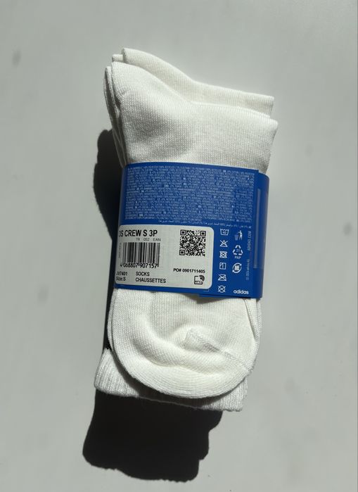 Białe skarpety adidas skarpetki