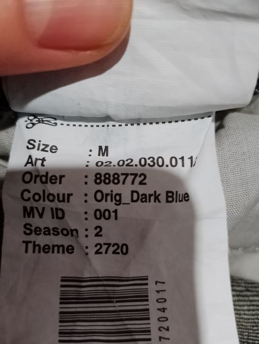 Шорты темно синие Baggy Jorts из New Yorker