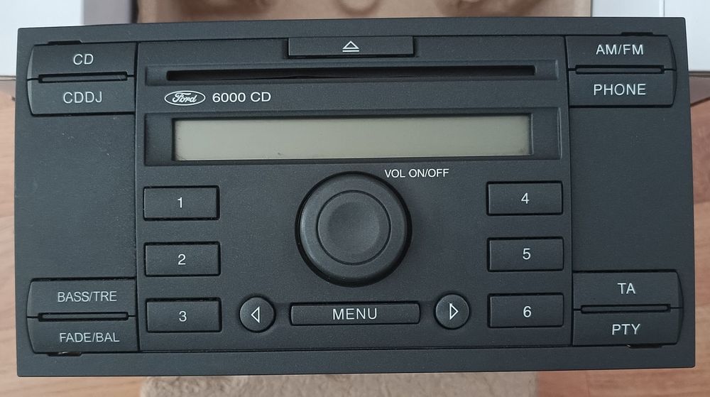 RADIO 6000 CD FORD Focus MK2 C-MAX MK1 Transit MK7 Mondeo