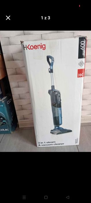 Wielofunkcyjny odkurzacz parowy H.Koenig ARYA600