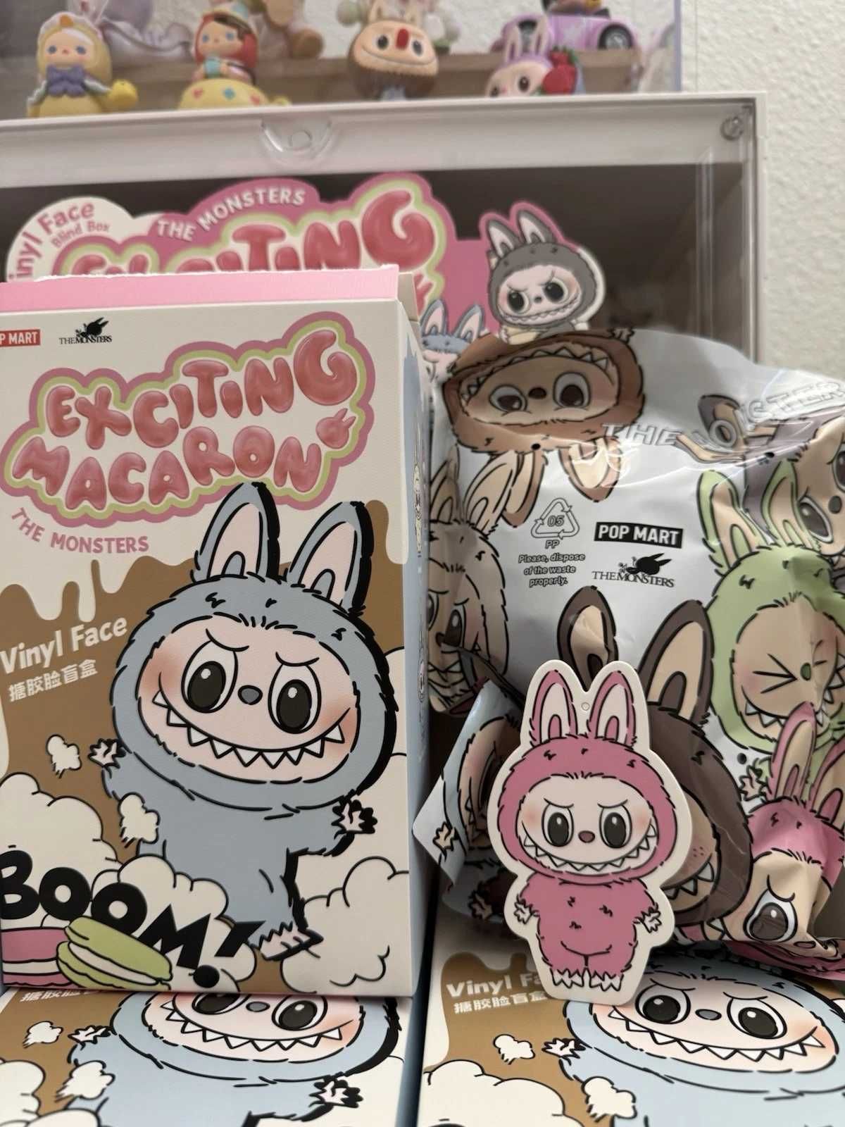 POP MART THE MONSTERS LABUBU Exciting Macarons Vinyl Face