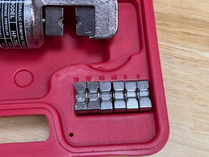 Гідравлічний Прес HP-70С с Клапаном предохран.+ Кабелеріз 10mm LK60A