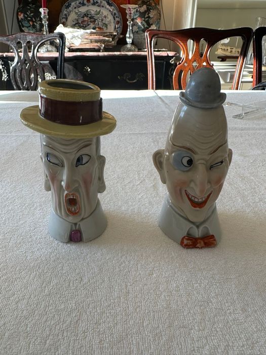 Caras em porcelena coleção