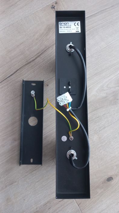 Lampa sufitowa na dwie żarówki czarny mat. Jak nowy!!!