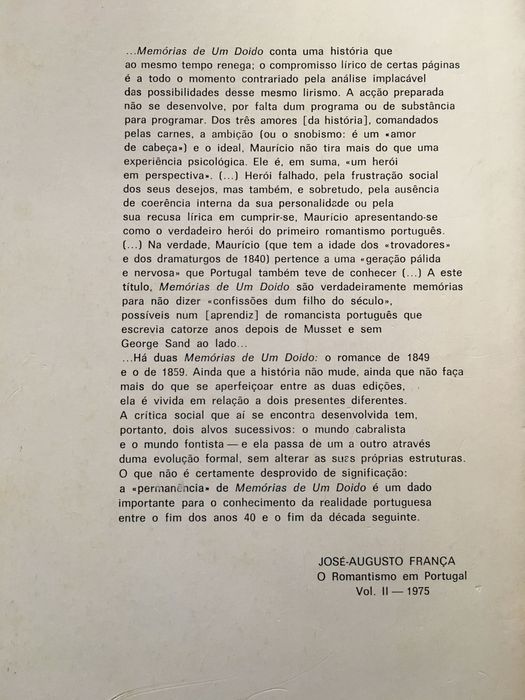 Antero de Quental / Camiliana/ Memórias de um Doido