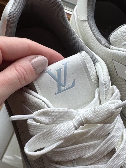 Skorzane buty Louis Vuitton wiązane sneakersy premium jakosc skórzane