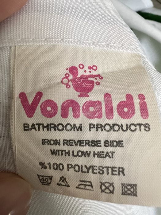 Шторка тканевая для душа идеал