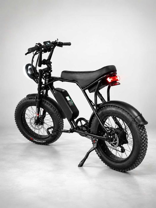 LELEKA L20 — Stylowy elektryczny FAT BIKE w stylu café racer