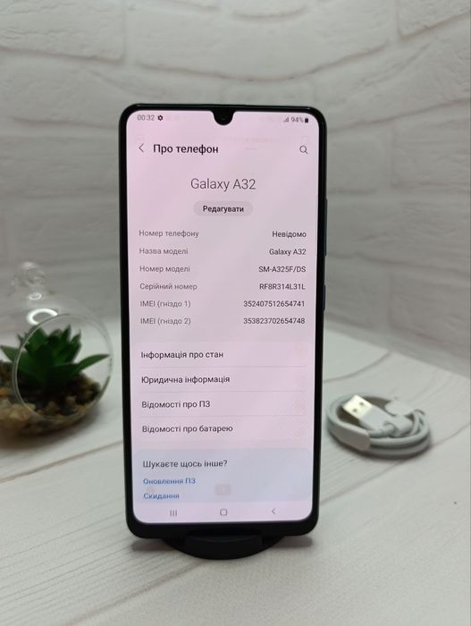 Продам телефон Samsung A32 4/64Gb NFC в гарному стані