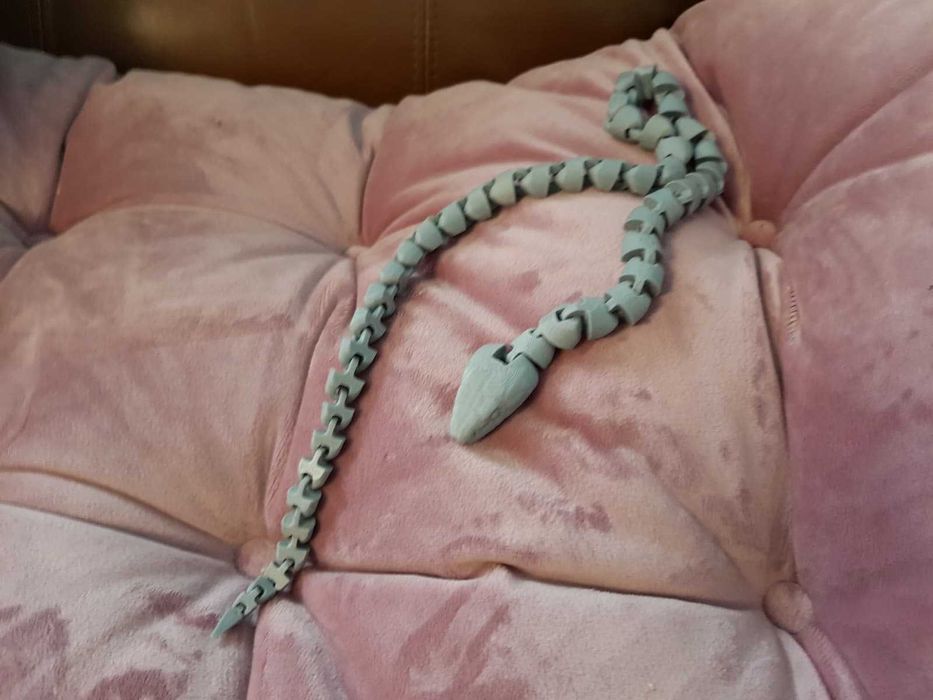 Wąż 60cm druk 3D model węża