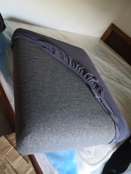 Sofá/repousa pés VIMLE com arrumação  IKEA