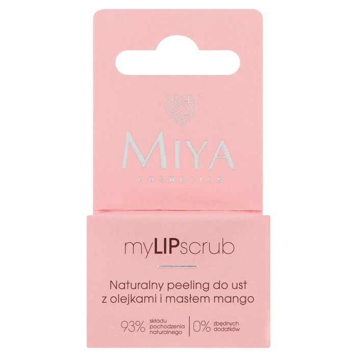 Miya Cosmetics naturalny peeling do ust z olejkami i masłem mango 10g