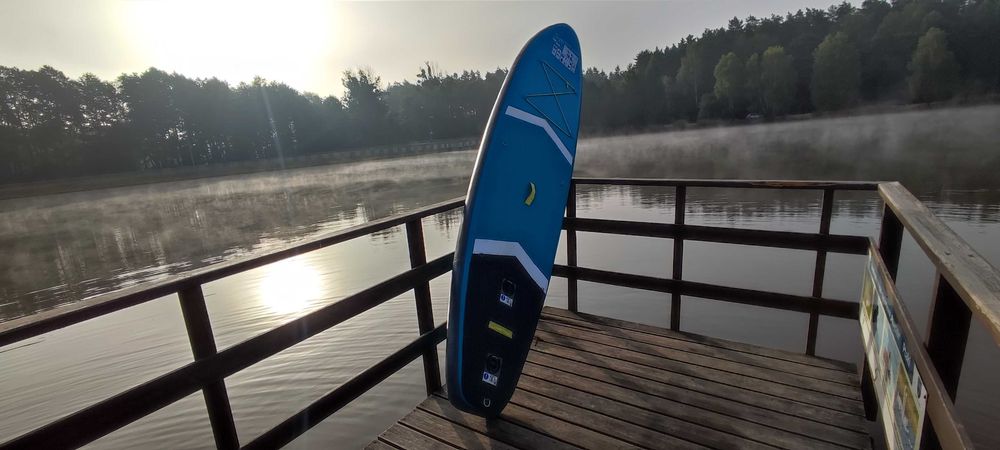 SUP pompowa deska pływania dmuchana Paddle -Board wiosło + pompka DEMO