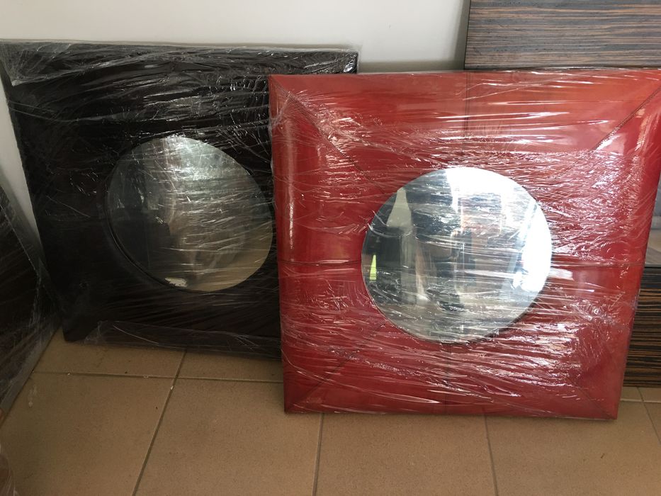 Espelho (espelhos couro pele sintetica) - NOVOS