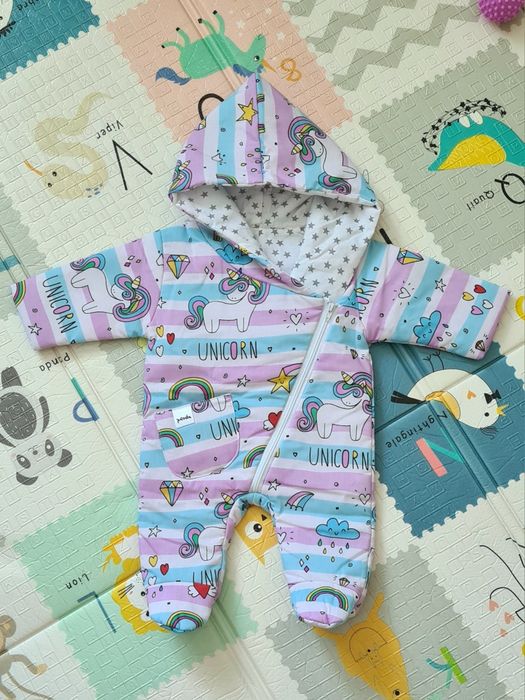 Демисезонный комбинезон (человечек), 56-62 размер (0-3 месяца)