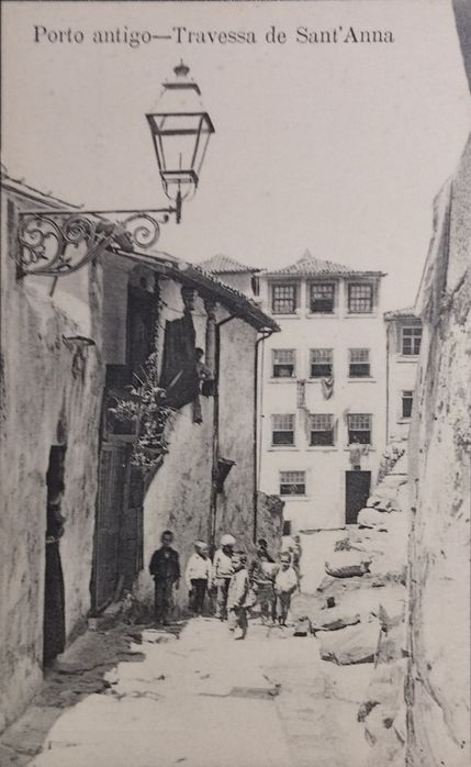 Postais centenários Porto perspetiva dupla