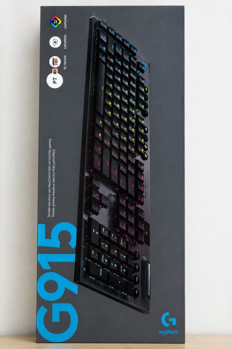 Logitech G915 Lightspeed RGB Wireless – Teclado Gaming Mecânico (PT)