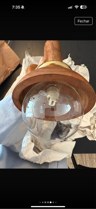 Lampada maison du monde madeira nova