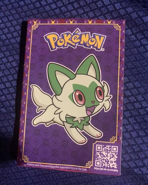 2023 Pokemon Match Battle McDonalds Box carta Sprigatito