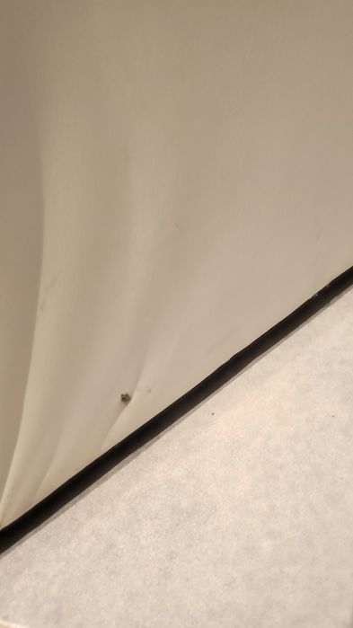 Biała pufa Eco skóra