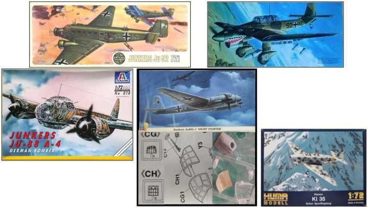 Kits 1/72 Aviões Alemães