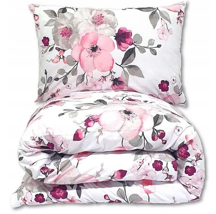 Komplet Pościeli Bawełnianej 160cm x200cm  3 Części  POLSKI PRODUCENT  PO01